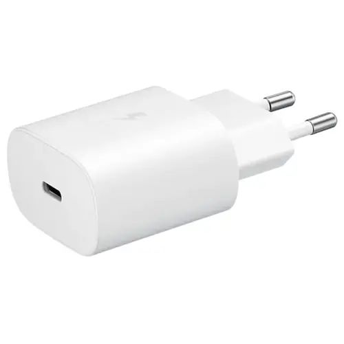 Samsung 25w 2 Pin PD Adapter with USB-C to USB-C Cable